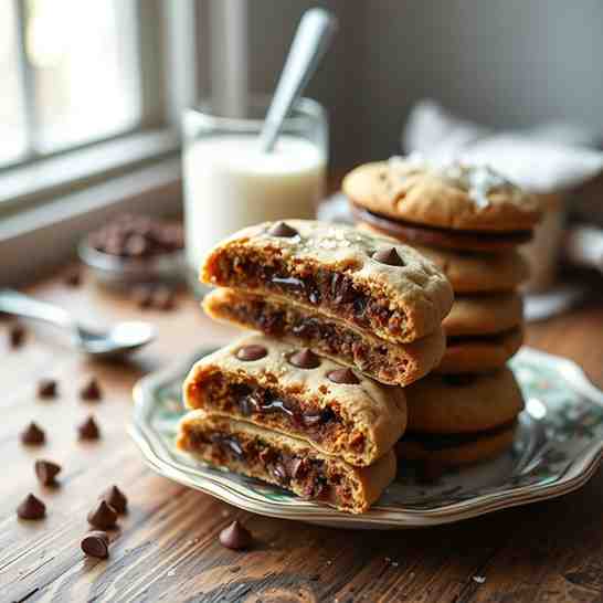 Best Chocolate Chip Hazelnut Sandwich Cookies | Easy Recipe